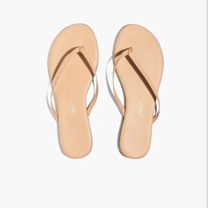 TKEES Women's Cream Sandals